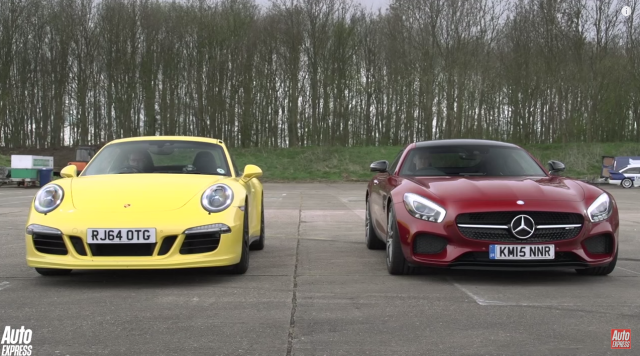 Auto Express Pits AMG GT Against Porsche 911 GTS