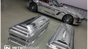 Is This Chrome-Wrapped Mercedes-Benz SLS AMG to Die For?