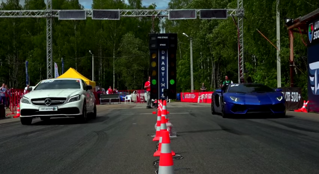 Instant Classic Drag Battle: Lamborghini Versus CLS63 AMG