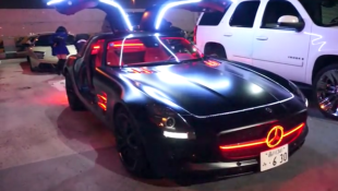 Check Out This Awesomely Bad ‘Tron’ Inspired SLS AMG