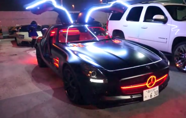 Check Out This Awesomely Bad ‘Tron’ Inspired SLS AMG