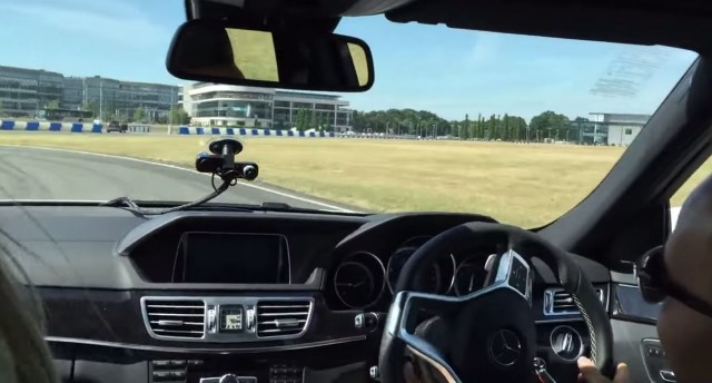 Lewis Hamilton Shows Us Why the E63 is a Drift Machine