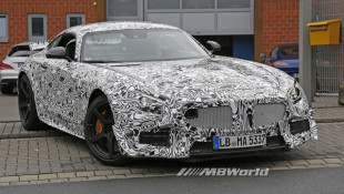 Mercedes AMG GT GT3 Prototype Spied Lapping Nürburgring