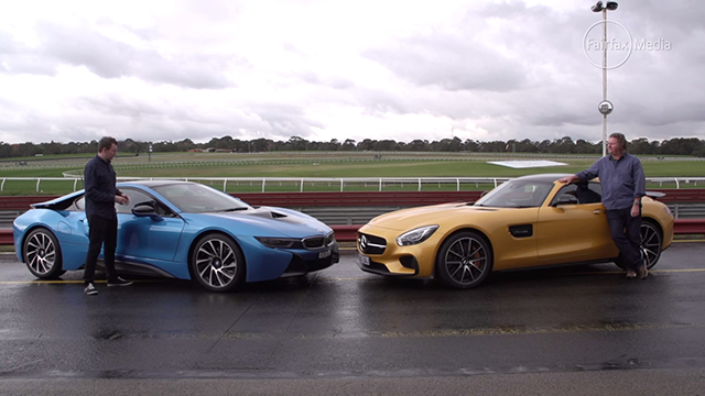 BMW i3 Brings Knife to a Gunfight Against AMG GT