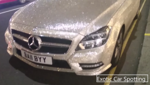 Bedazzled Mercedes CLS Spotted In London