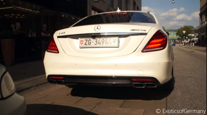 Mercedes-Benz S63 AMG Causing Ruckus with HMS Exhaust