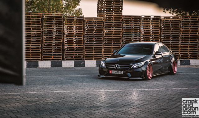 Custom C63 AMG Justifies the Term “Big Body Benz”