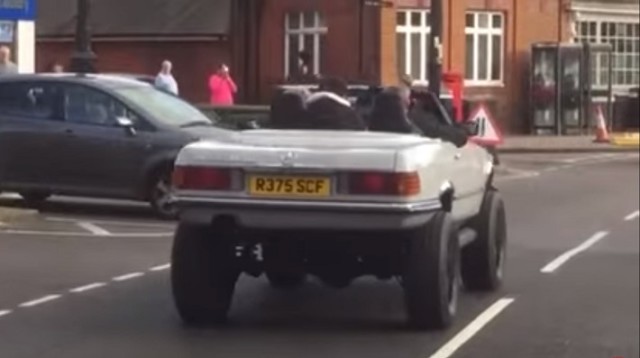 Jeremy Clarkson and Cohorts Spotted in Lifted Mercedes
