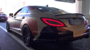 Camoflauged, 730-Horsepower CLS63 AMG Is Quite the Draw