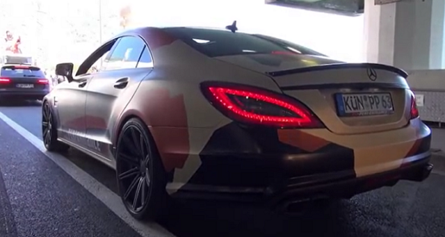 Camoflauged, 730-Horsepower CLS63 AMG Is Quite the Draw