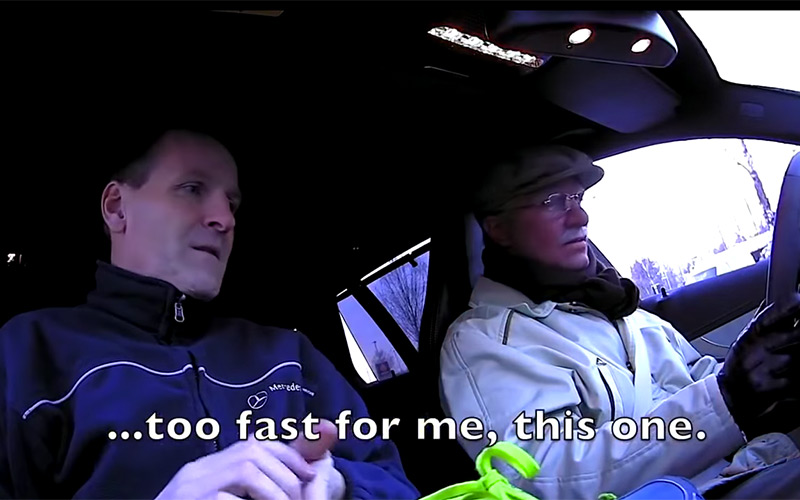 Petter Solberg and His C63 Wagon Mess With Roadside Assistance