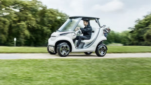 Mercedes-Benz Turned a smart Into a Laughably Luxurious Golf Cart