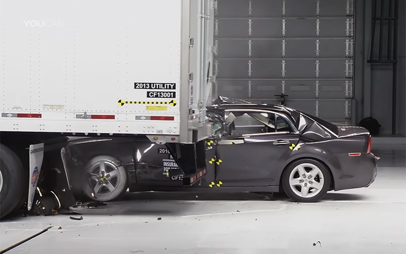 Terrifying Semi-Trailer Crash Testing Proves Collision Avoidance Tech’s Worth