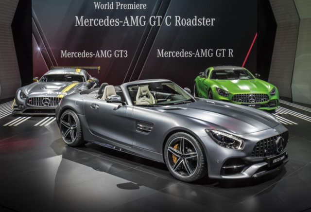 Mercedes-AMG Reveals 2018 GT and GT-C Roadster at Paris Auto Show