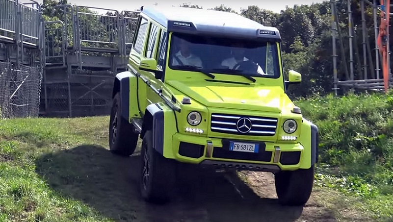 Colorful Mercedes G500 4×4² Is More Than Meets the Eye