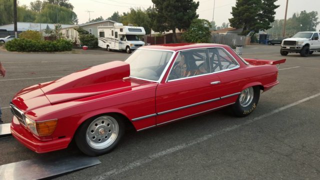 This Mercedes-Benz 450 SLC Drag Car Is Wild