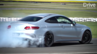 AMG C63 S Coupe Competes in Car of the Year Testing