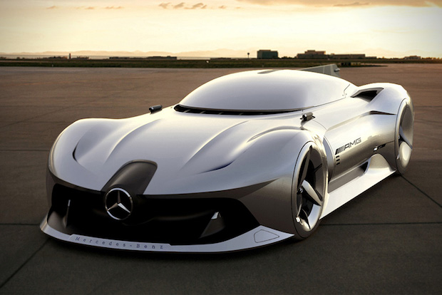 Mercedes Launches Dual Jet Engine Concept Car