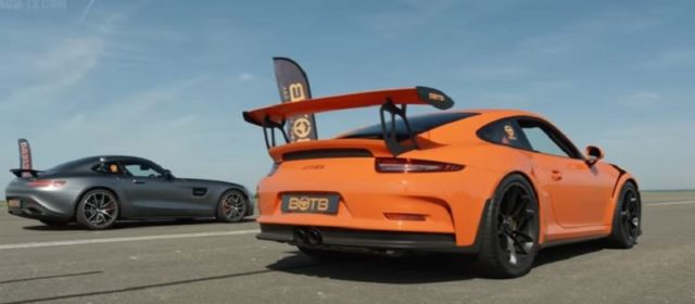 Drag Race: Mercedes-AMG GT S Versus Porsche 911 GT3 RS