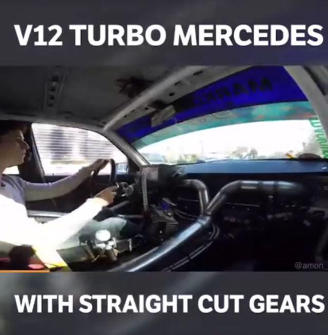Turbo V12 C-Class Is Pure Craziness
