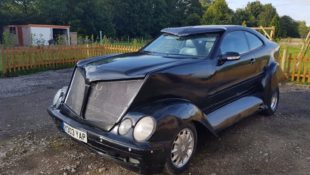This bizarre custom Mercedes CLK recently showed up on eBay UK.