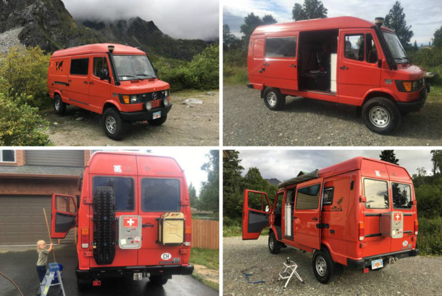 This Mercedes 310 Overland Adventure Wagon is the perfect home away from home.