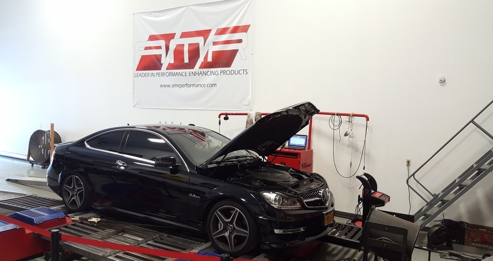 2014 Merecedes-Benz C63 AMG on the Dyno