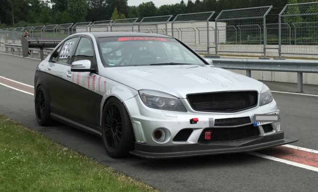 AMG C63 on the Track