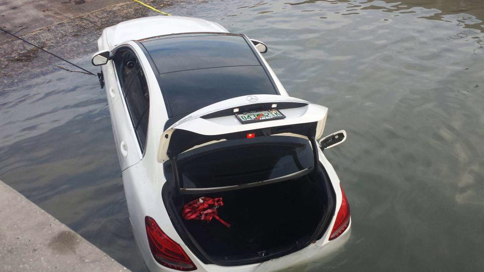 You Are Having a Better Day Than This Benz Driver Stuck in Boat Dock