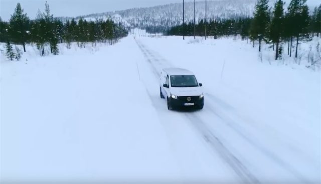 eVito Electric Van Winter Endurance Tests