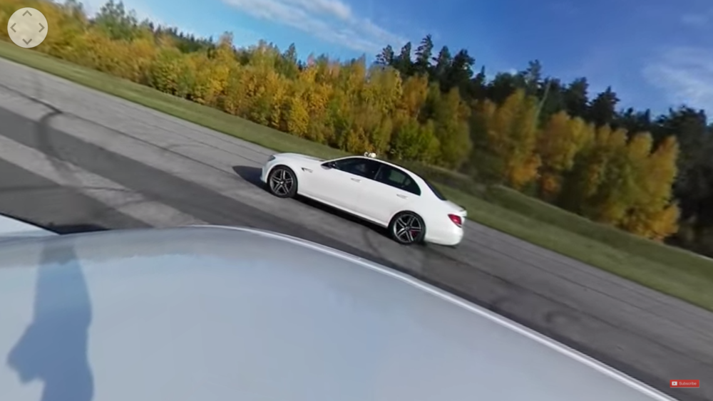 Stock AMG E63 S Holds its Own Against BMW M5 in 360-degree Video