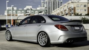 Murdered-out 2015 Mercedes C300 is Darkly Elegant