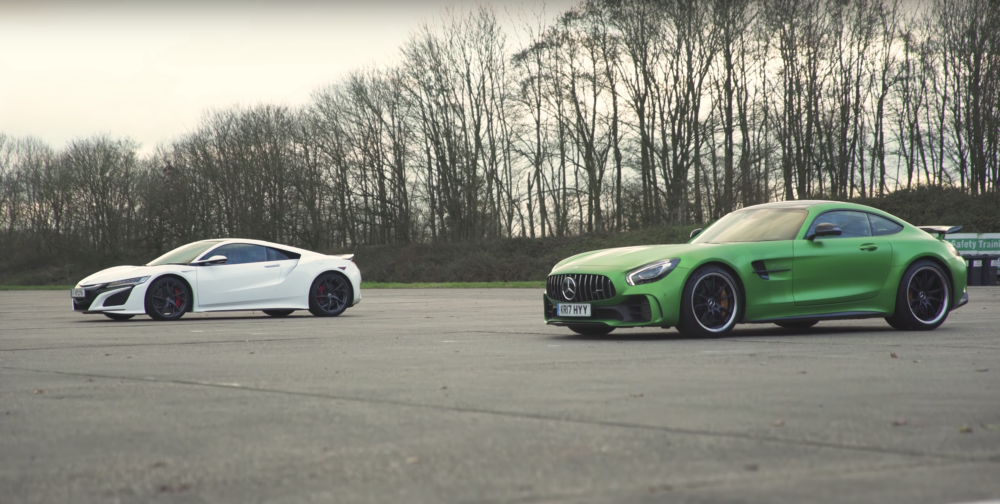 AMG GT R versus NSX