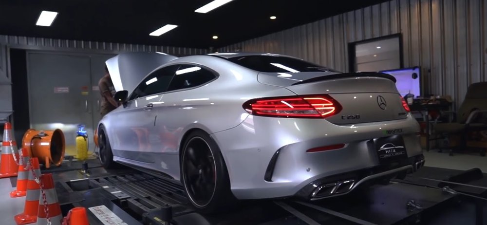 Mercedes-Benz C250 on the Dyno