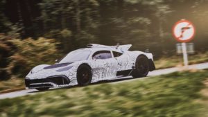 AMG Project ONE spy shot