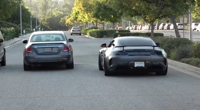 Mercedes-AMG GT R and AMG E63.