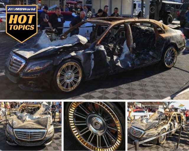 Mangled Maybach on Forgiatos Is One Well-equipped Wreck!