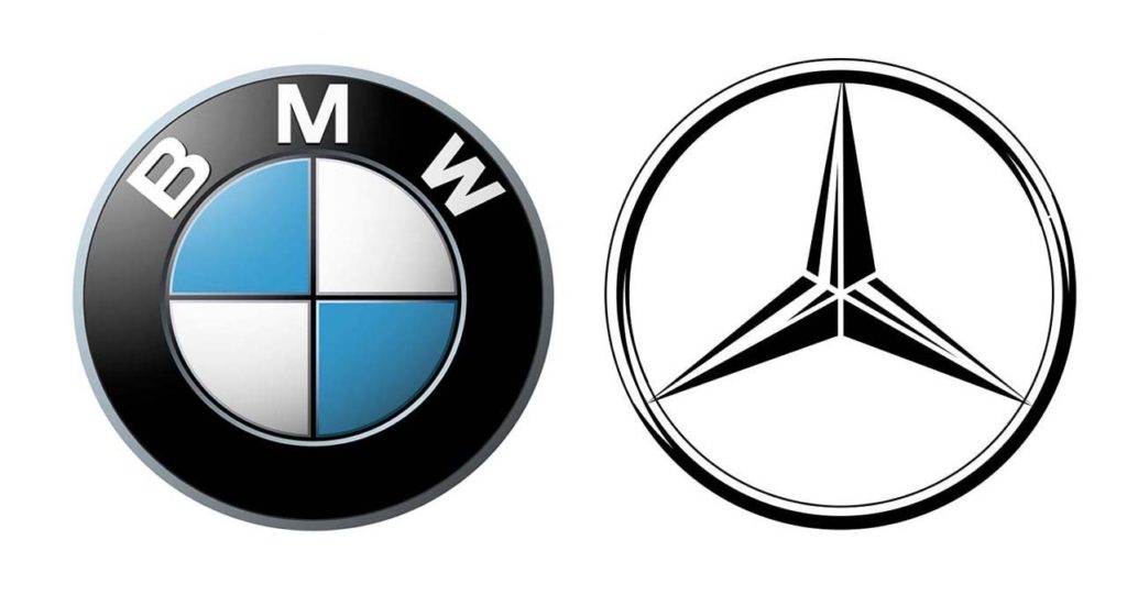 BMW Mercedes logos