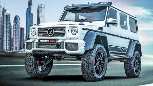 Brabus 700 4×4 Squared Based on AMG G63 Is Badass