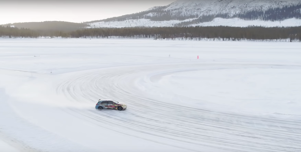 Mercedes-AMG A45: The Perfect Ice Drifting Machine?