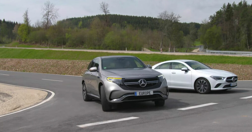 Mercedes EQC AVAS Testing