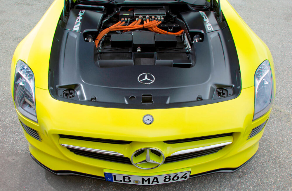 Mercedes-AMG SLS Electric Drive Engine Bay
