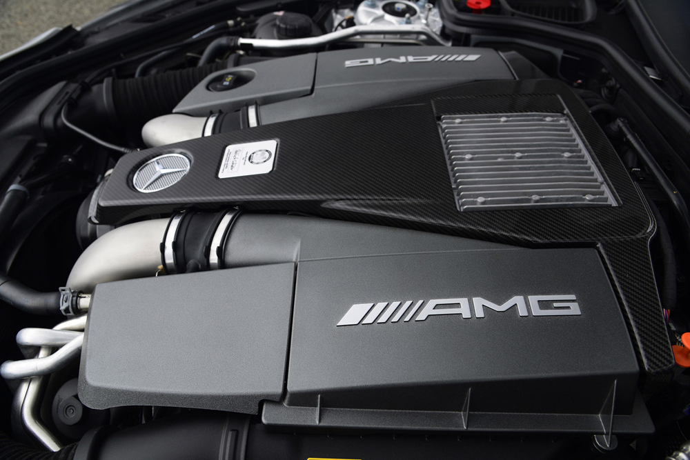 AMG 5.5 Biturbo V8 found in SL63 AMG Sl Roadster and coupe