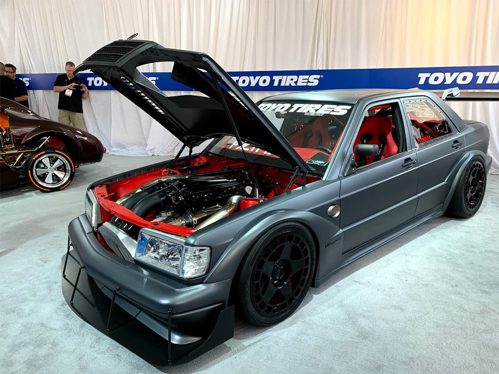 SEMA 2019 190E 'Evil Evo' Is a DTM Racer with a Serious Punch