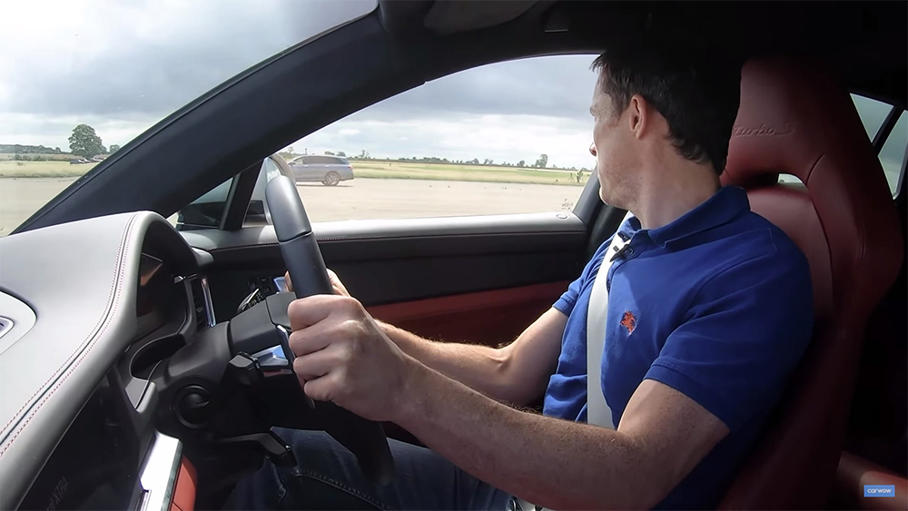 Mat Watson of Carwow Test Drives A Porsche Panamera and Mercedes AMG E63