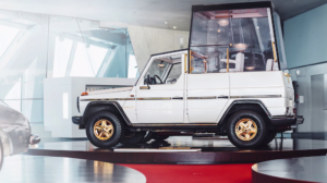 G-Wagen Origin: 1980 Mercedes-Benz "Popemobile" | Hypebeast via YouTube