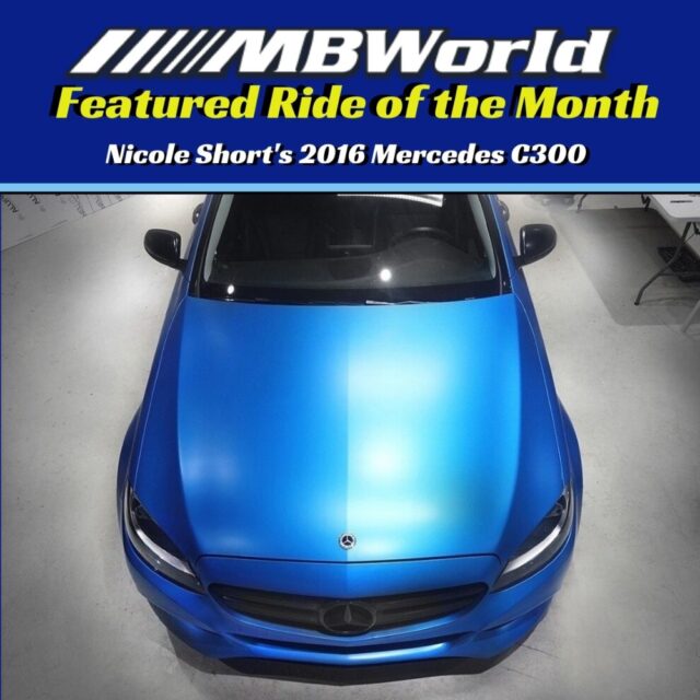 Satin-wrapped Mercedes C300 Is Your <i>MB World</i> Featured Ride Winner
