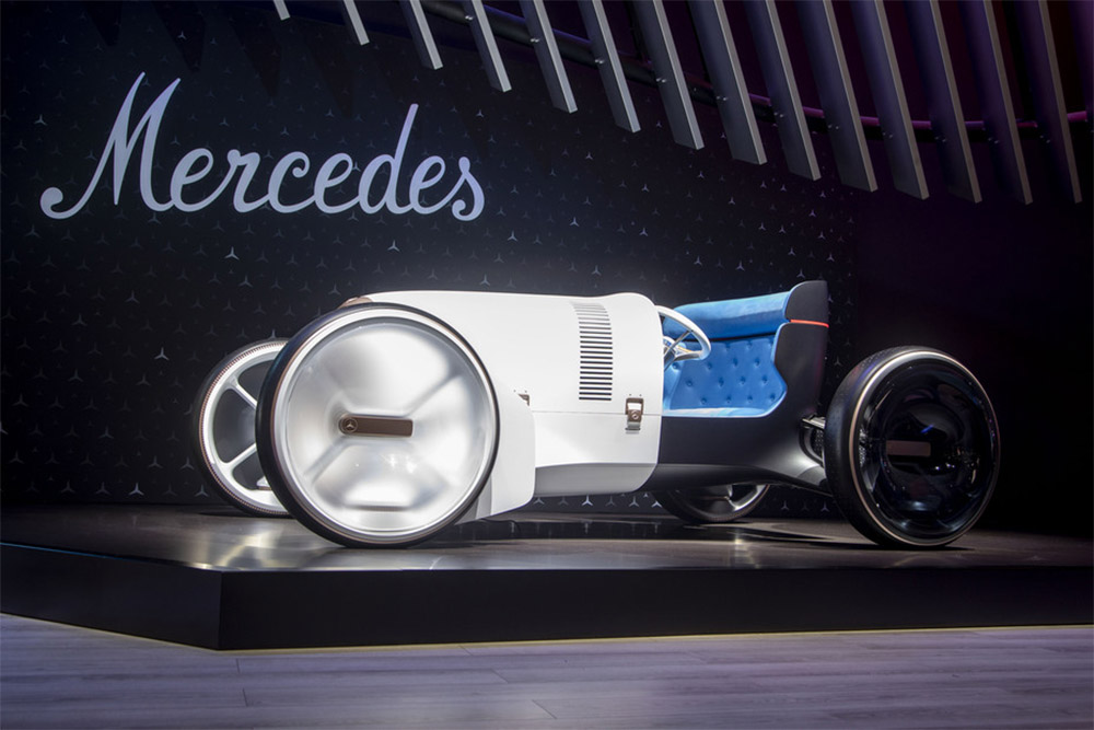 Mercedes Benz booth at the 2019 Los Angeles Auto Show in California