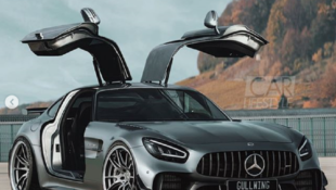 mbworld.org Instragrammer Renders AMG GT R Pro with Gullwing Doors