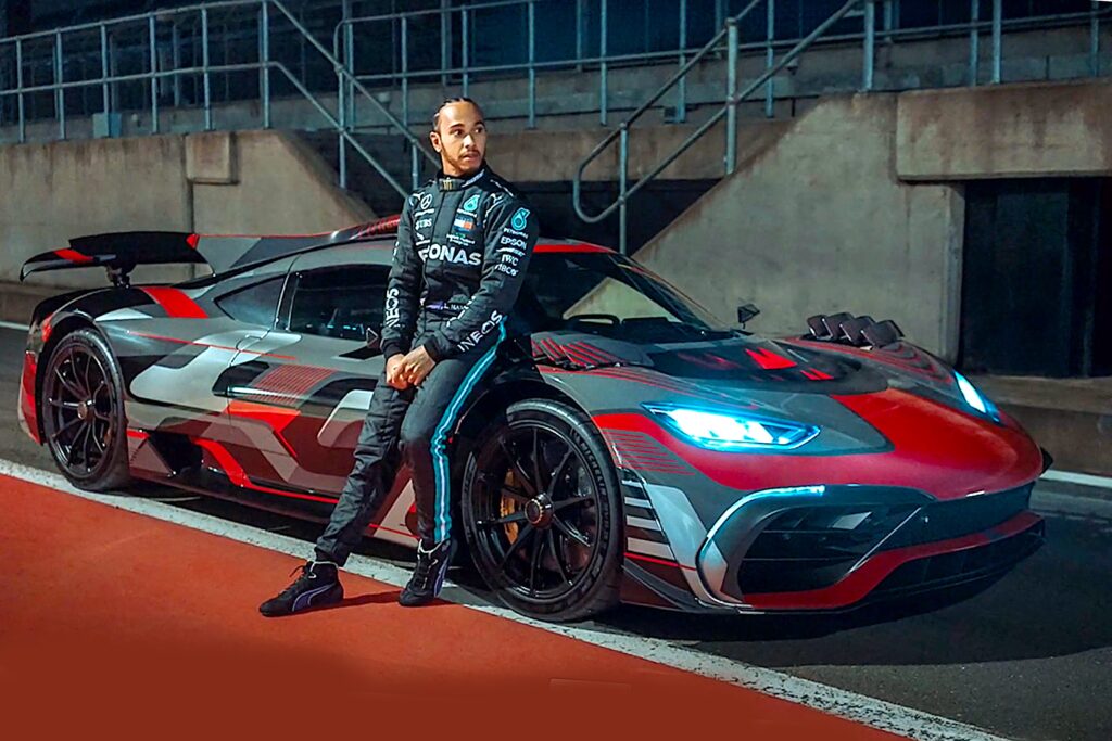  F1 s Lewis Hamilton Gets to Drive AMG ONE After Work We re Jealous